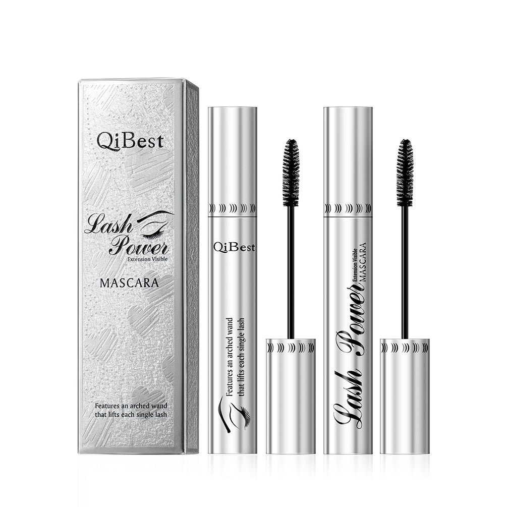 2pcs/set 4D Mascara Beauty Makeup Curling Black Lash Eyelash Extension Waterproof Liquid Volume Mascara Long-wearing Cosmetic