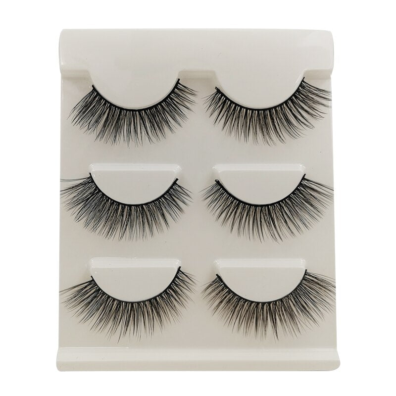 3/10 pairs 3D mink lashes fluffy dramatic false eyelash extension natural long mink eyelashes Winged cilios Eye Lashes Makeup