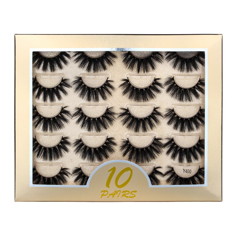 3/10 pairs 3D mink lashes fluffy dramatic false eyelash extension natural long mink eyelashes Winged cilios Eye Lashes Makeup