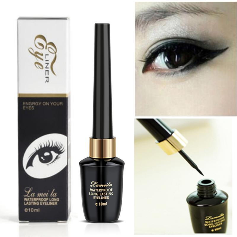 1PC Black Eyeliner Liquid Long-lasting Waterproof Liquid Eye Liner Makeup Durable Eye Cosmetic Easy Stretch Dry Quick Eyeliner