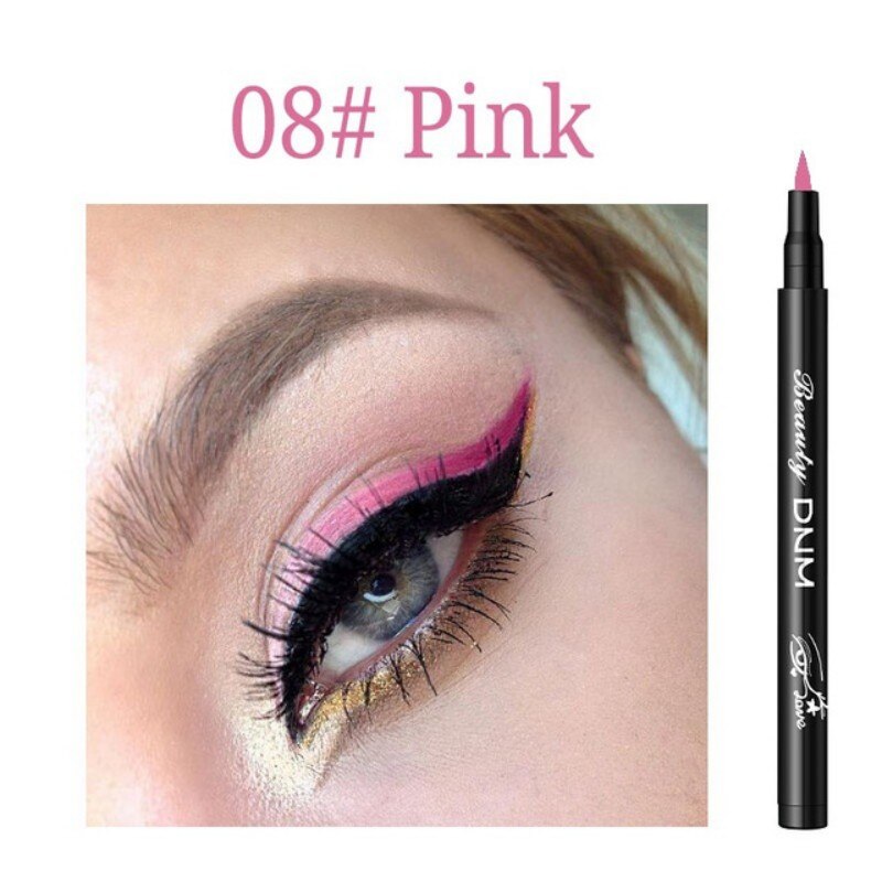 12 Color Matte Liquid Eyeliner Pencil Colorful Waterproof Long-lasting Cosmetics Make Up Green Blue Eye Liner Pen Makeup Tools