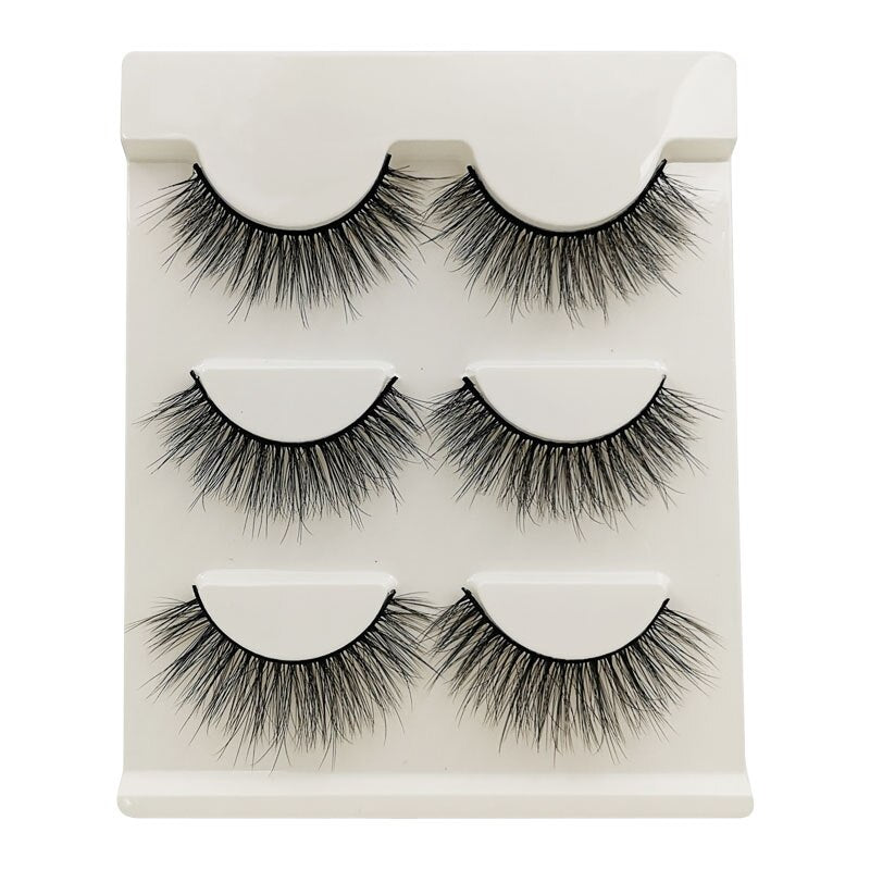 3/10 pairs 3D mink lashes fluffy dramatic false eyelash extension natural long mink eyelashes Winged cilios Eye Lashes Makeup