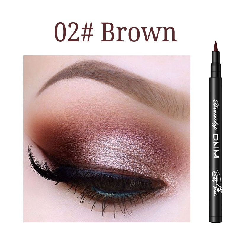 Colorful Eyeliner Waterproof Cosmetics Smooth Easy To Wear Liquid Eyeliner Blue White Brown Delineador Eye Liner Pencils 1pcs