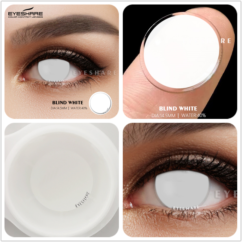 EYESHARE Cosplay Color Contact Lenses 1Pair Anime Halloween Makeup Blue Colorful Contact Lens For Eyes Colored Yearly Contacts