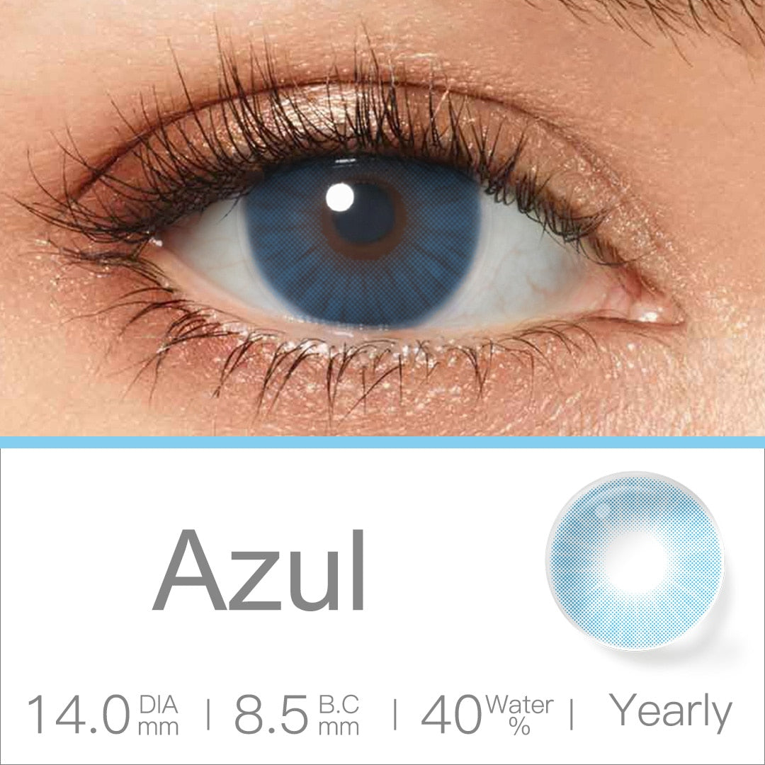 Natural Color Lens Eyes 2pcs Yearly Color Contact Lenses For Eyes Beauty Contact Lenses Eye Cosmetic Color Lens Eyes