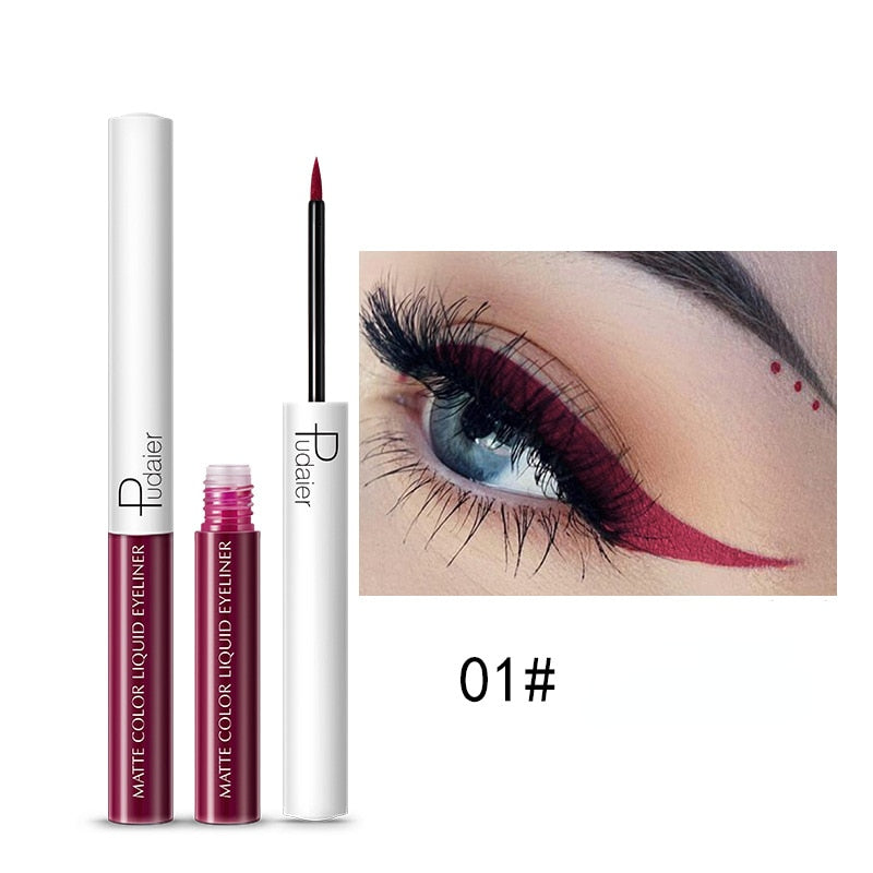 15 Colors Liquid Eyeliner Long Lasting Delicate Waterproof Makeup Fast Dry Matte Women Multicolor Eye Liner Pencil Cosmetics