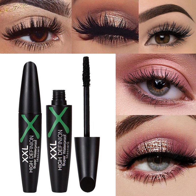 4D Mascara Waterproof Eyelashe Smudge-proof Mascara Quick Dry Long Lasting Eyelashes Extension Volume Make Up Curling Thick