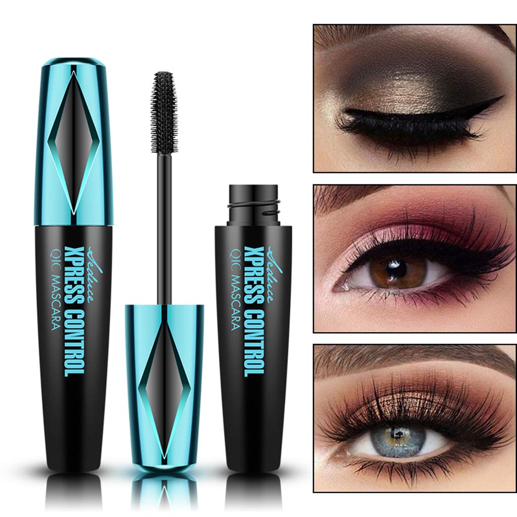 New 4D Silk Fiber Lash Mascara Waterproof VIBELY 3d Mascara for Eyelash Extension Black Thick Lengthening Eye Lashes Cosmetics