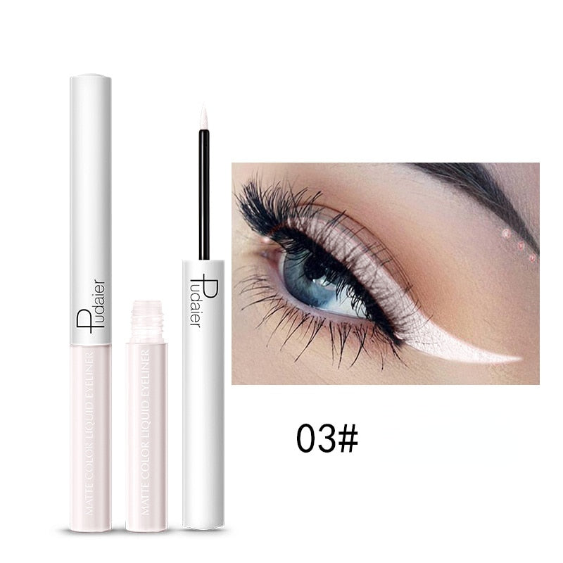 15 Colors Liquid Eyeliner Long Lasting Delicate Waterproof Makeup Fast Dry Matte Women Multicolor Eye Liner Pencil Cosmetics