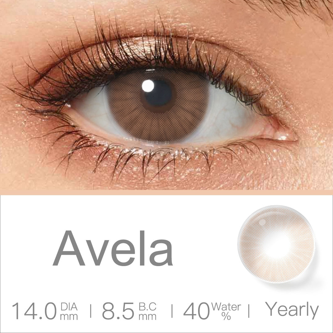 Natural Color Lens Eyes 2pcs Yearly Color Contact Lenses For Eyes Beauty Contact Lenses Eye Cosmetic Color Lens Eyes