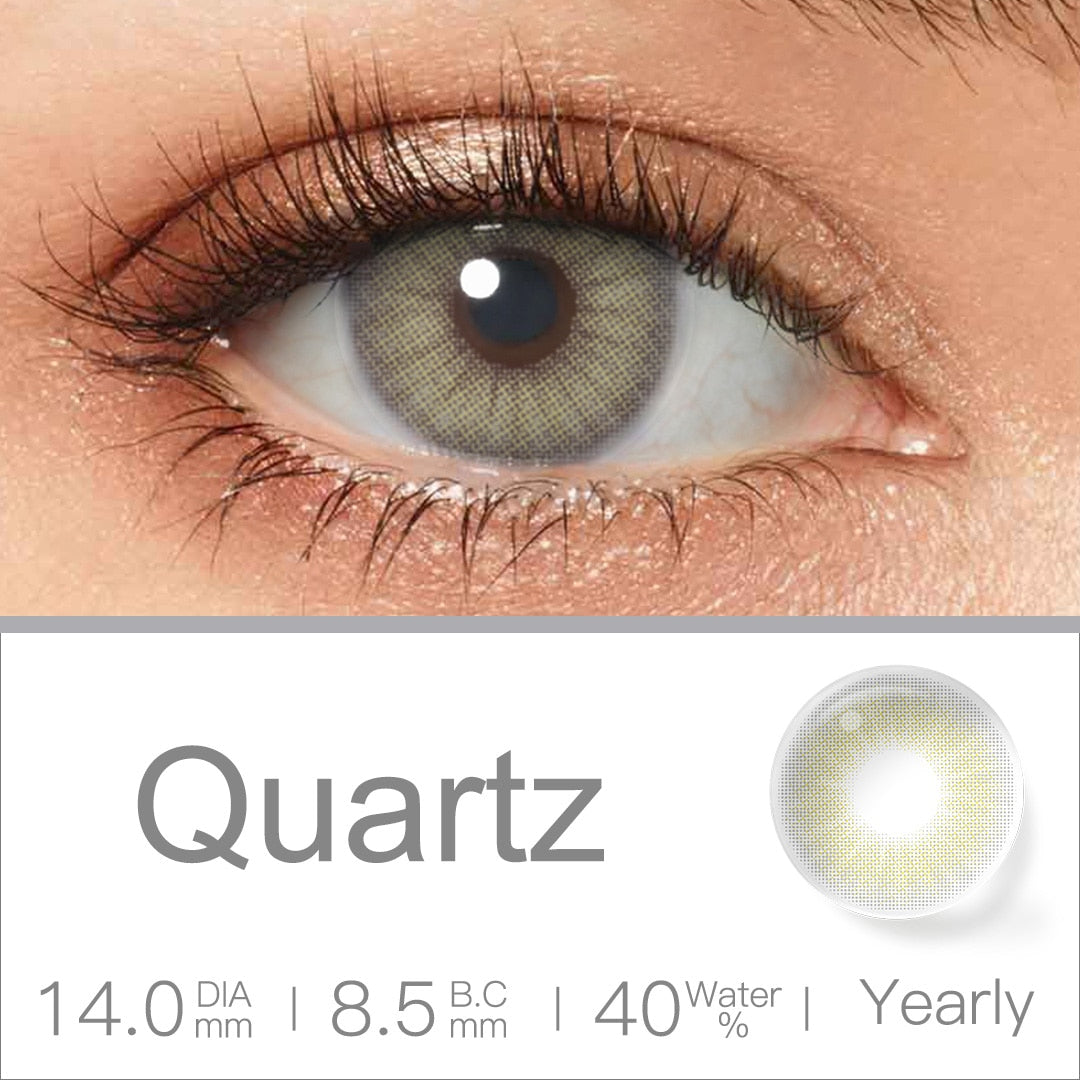 Natural Color Lens Eyes 2pcs Yearly Color Contact Lenses For Eyes Beauty Contact Lenses Eye Cosmetic Color Lens Eyes