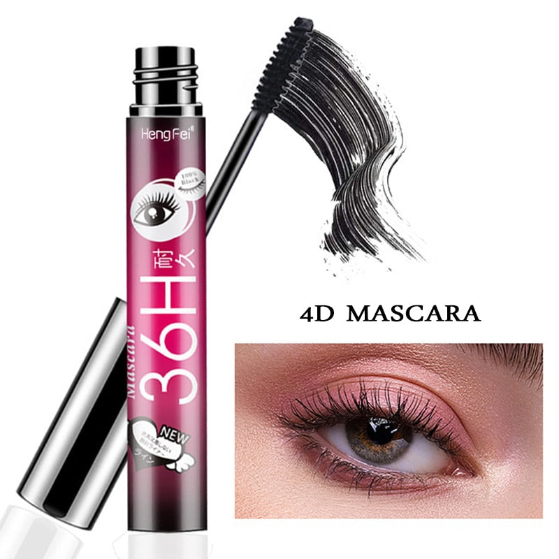 4D Mascara Waterproof Eyelashe Smudge-proof Mascara Quick Dry Long Lasting Eyelashes Extension Volume Make Up Curling Thick