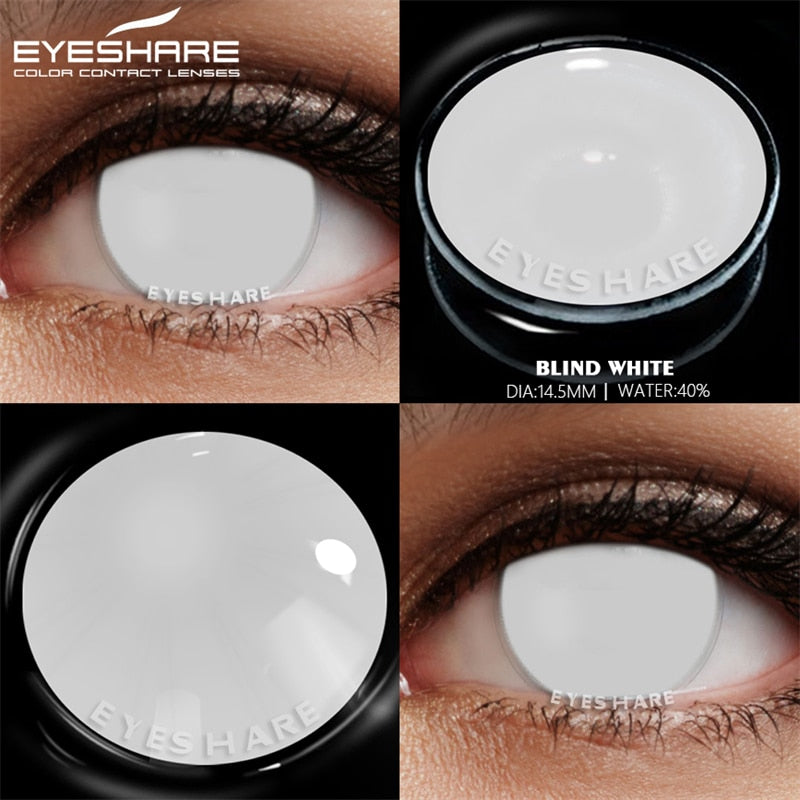 EYESHARE Cosplay Color Contact Lenses for Eyes Beauty Makeup Halloween Blue Purple Contact Lenses Eye Cosmetic Color Lens Eyes