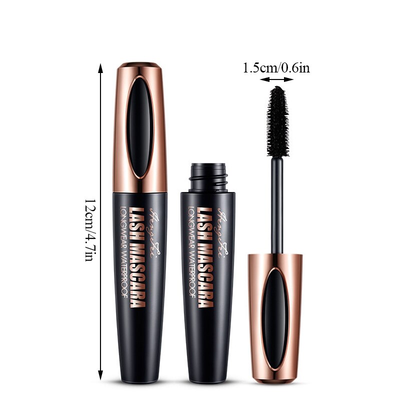 4D Mascara Waterproof Eyelashe Smudge-proof Mascara Quick Dry Long Lasting Eyelashes Extension Volume Make Up Curling Thick