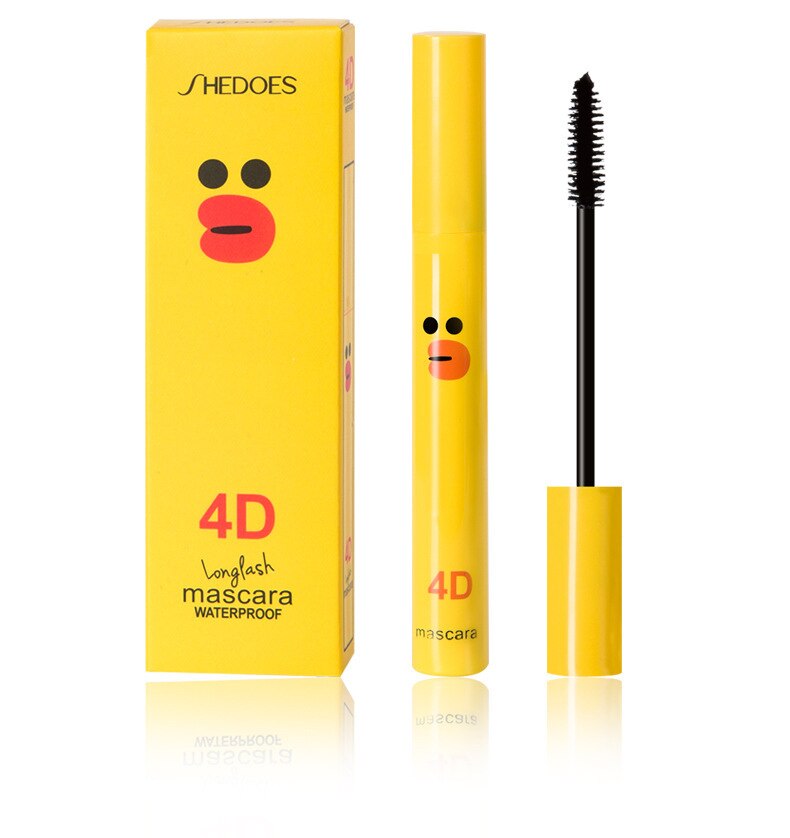 Cute 4D Fiber Mascara Long Black Lash  Eyelash Extension Waterproof  Eye Makeup Lovely Duck Bear Mascara Cosmetics Mascar